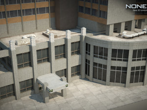 Sheraton 7th Avenue Building Model 3D