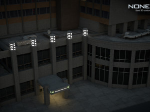 Sheraton 7th Avenue Building Model 3D