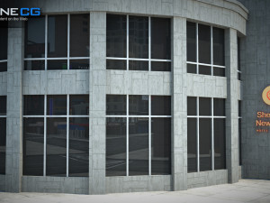 Sheraton 7th Avenue Building Model 3D