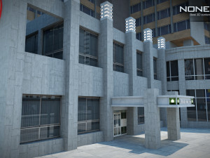 Sheraton 7th Avenue Building Model 3D