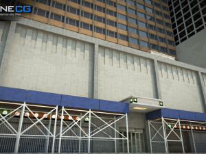 Sheraton 7th Avenue Building Model 3D