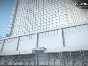 Sheraton 7th Avenue Building Model 3D