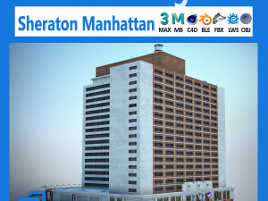Sheraton Manhattan Building 3Dモデル