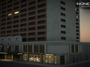 Sheraton Manhattan Building Modelo 3D