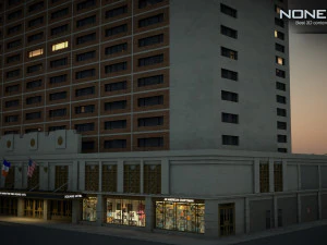 Sheraton Manhattan-Geb&auml;ude 3D Modell