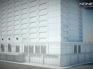 Sheraton Manhattan-Geb&auml;ude 3D Modell