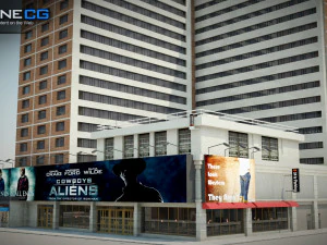 Sheraton Manhattan-Geb&auml;ude 3D Modell