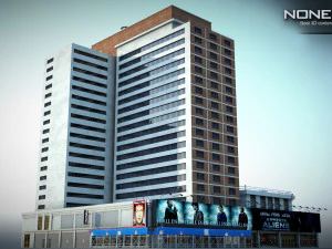 Sheraton Manhattan-Geb&auml;ude 3D Modell