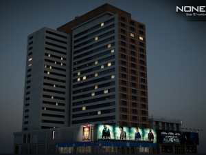 Sheraton Manhattan Building Modelo 3D