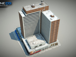 Sheraton Manhattan Building Modelo 3D