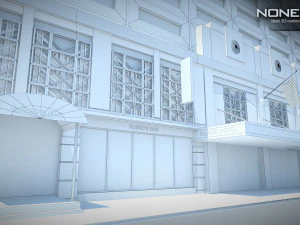 Sheraton Manhattan-Geb&auml;ude 3D Modell