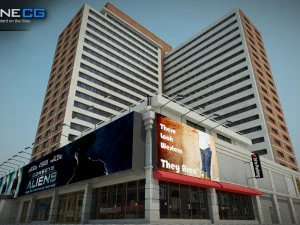 Sheraton Manhattan-Geb&auml;ude 3D Modell