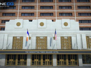 Sheraton Manhattan-Geb&auml;ude 3D Modell