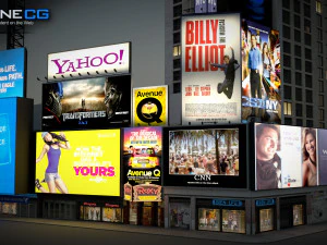 W Downtown Hotel Building 3D Model