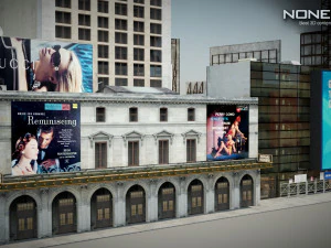 W Downtown Hotel Building 3D Model
