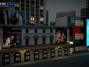 W Downtown Hotel Building 3D Model