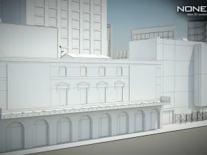 W Downtown Hotel Building 3D Model