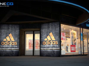 W Downtown Hotel Building 3D Model