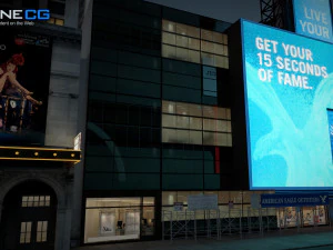 W Downtown Hotel Building 3D Model