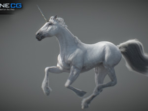 Animated Unicorn 3D 模型