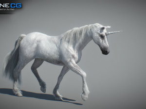 Animated Unicorn 3D 模型