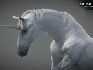 Animated Unicorn 3D Model