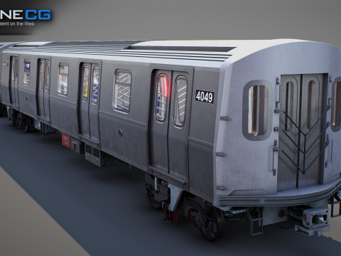 New York City R211 Subway Trains Model 3D