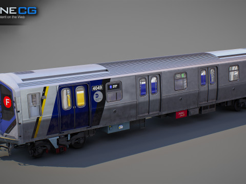 New York City R211 Subway Trains Model 3D