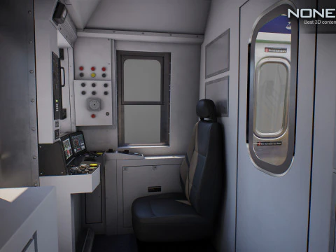 New York City R211 Subway Trains 3D Model