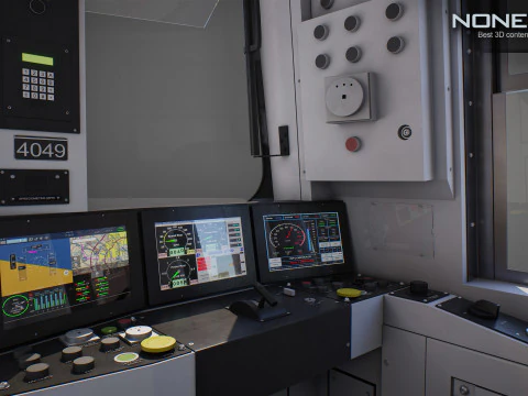 New York City R211 Subway Trains 3D Model