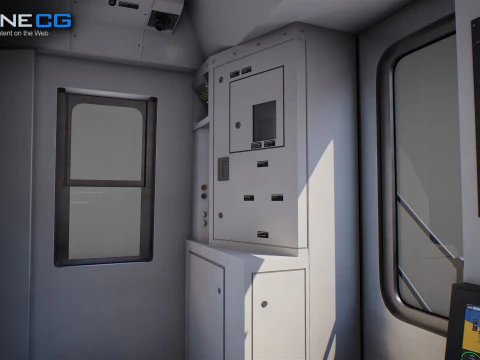 New York City R211 Subway Trains 3D Model