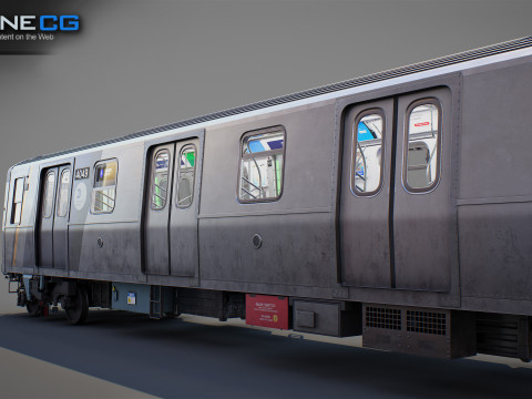 New York City R211 Subway Trains Model 3D