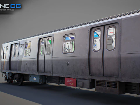 New York City R211 Subway Trains 3D Model