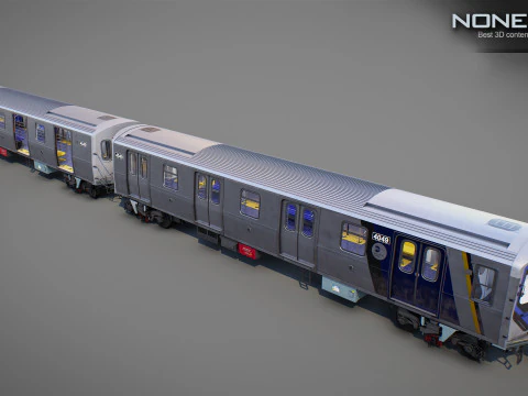 New York City R211 Subway Trains 3D Model