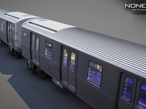 New York City R211 Subway Trains Model 3D