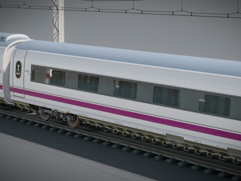 High Speed Train Velaro Spanish AVE Modèle 3D