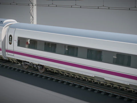 Treno Alta Velocit&agrave; Velaro spagnolo AVE Modello 3D
