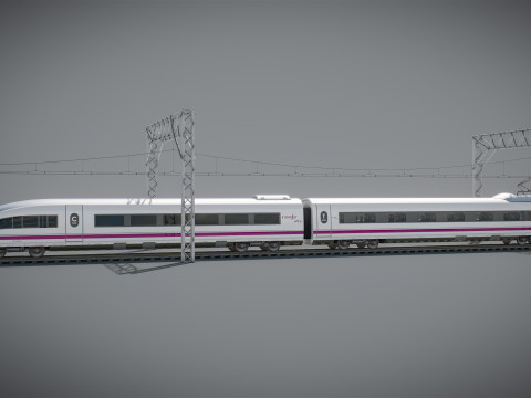 High Speed Train Velaro Spanish AVE Modèle 3D