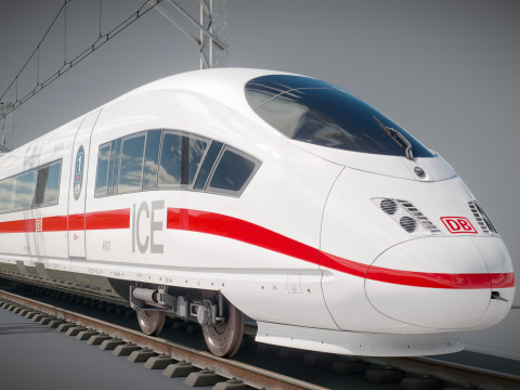 High Speed Train Velaro Spanish AVE Modèle 3D