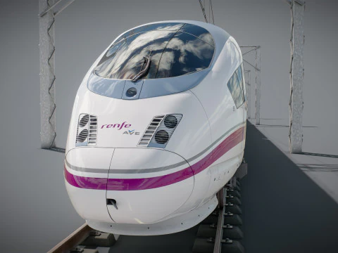 Treno Alta Velocit&agrave; Velaro spagnolo AVE Modello 3D