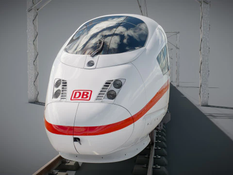 Treno Alta Velocit&agrave; Velaro spagnolo AVE Modello 3D