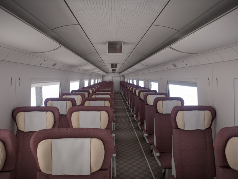 हाई स्पीड ट्रेन वेलारो स्पेनिश एवेन्यू 3D मॉडल