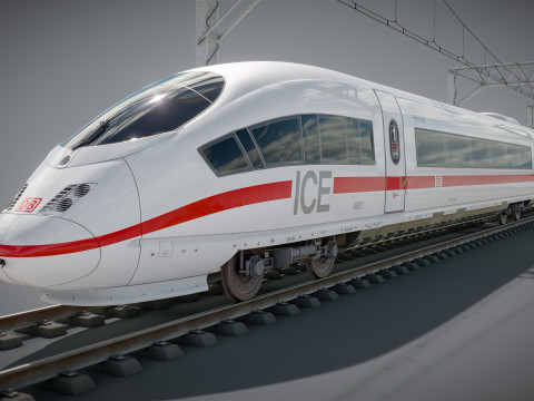 High Speed Train Velaro German ICE 3 Model 3D
