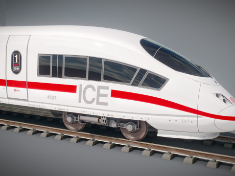 High Speed Train Velaro German ICE 3 Model 3D