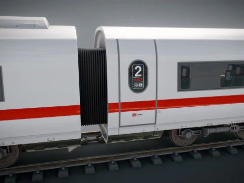 Treno Alta Velocit&agrave; Velaro Tedesco ICE 3 Modello 3D