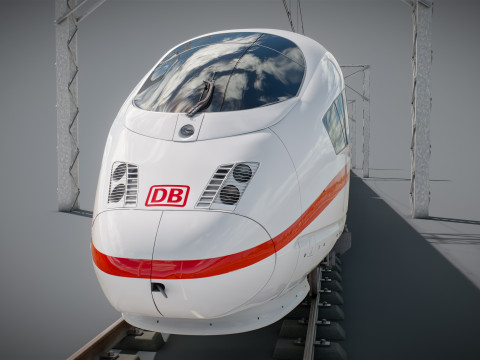 High Speed Train Velaro German ICE 3 Model 3D