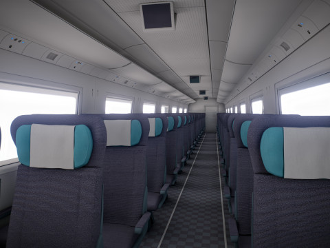 High Speed Train Velaro German ICE 3 Model 3D