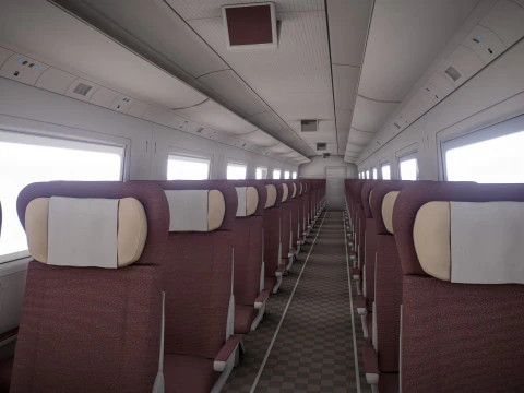 High Speed Train Velaro - Russian SAPSAN 3D Model