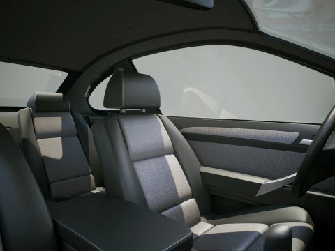 Sport Coupe Car 3D Model