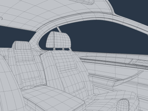 Sport Coupe Car 3D मॉडल